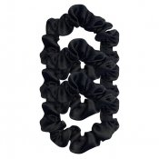 Stella Details Scrunchies 3-Pack i Presentask -svarta