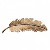 Tallulah - Gold Feather Hairclip
